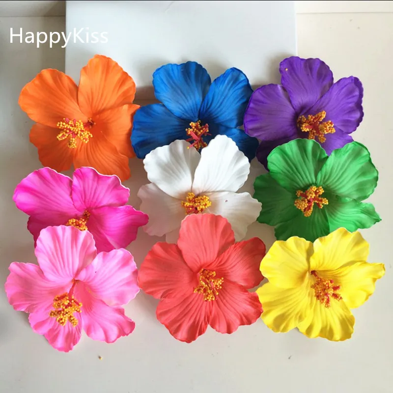 Flores Secas Artificiais Grampo De Cabelo Happykiss Flor Pcsfoam Havaiana