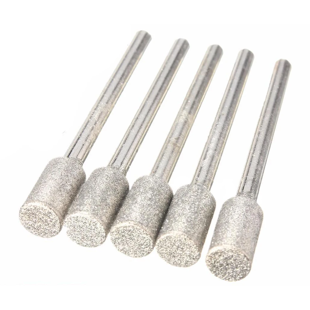 HHTL Kit 5pc Diamond Grinding Drill Bits Milling cutters Rotary Tools