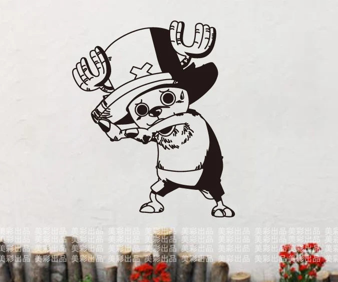 Us 83 45 Offtony Chopper One Piece Wand Aufkleber Vinyl Wand Aufkleber Aufkleber Dekor Hause Dekorative Dekoration Anime Ein Stück Auto