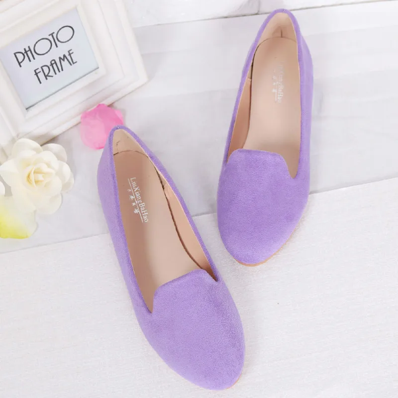 Taomengsi enlarged size women's shoes 41-44 spring autumn bean shoes flat heel sole single shoes mother's BLACK shoes 31-32-33