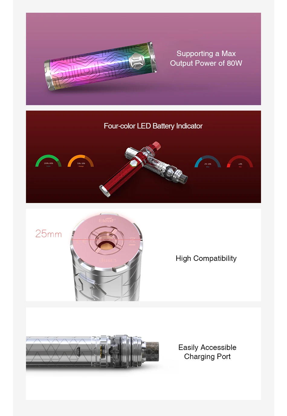 Eleaf iJust 3 Battery 3000mAh