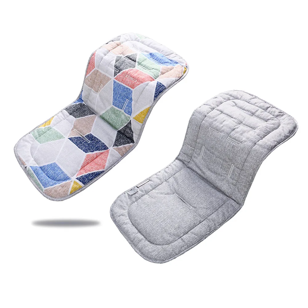 

Baby Stroller Cushion Baby Seat Liner for Stroller Super Light Baby Car Seat Pad Breathable Cotton Cushion Double Sides Seat Mat