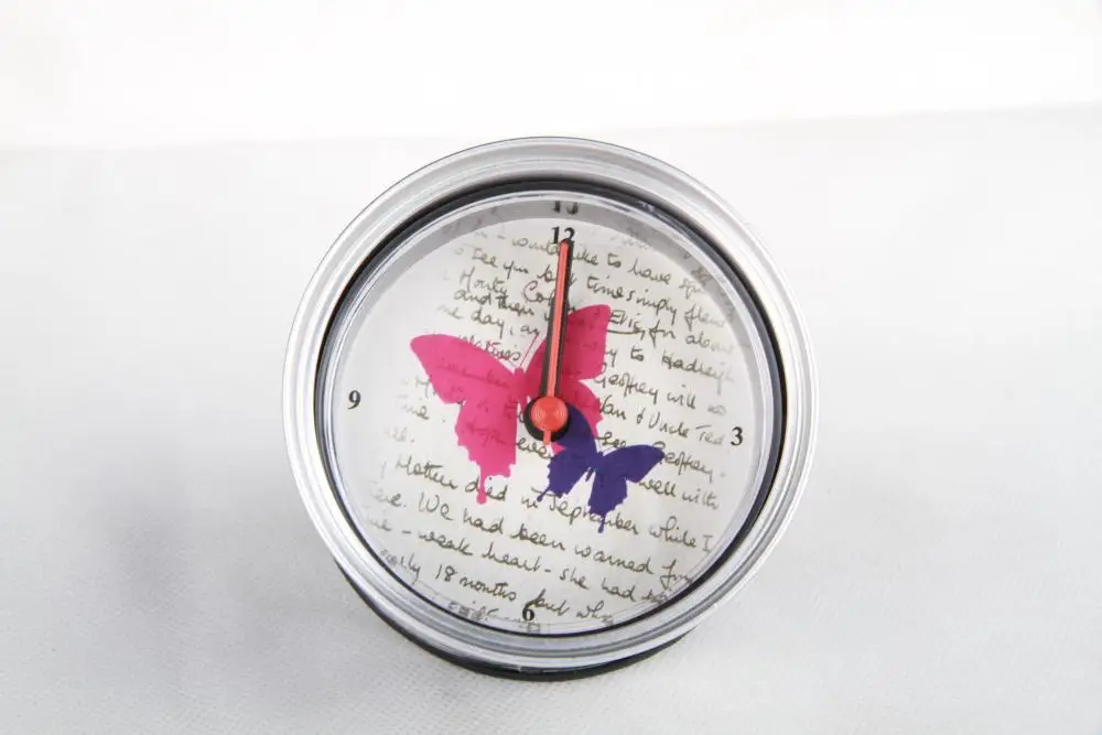 

Free Shipping 15Days Arrive to USA 2pcs/lot Packed Butterfly Design Kitchen Fridge Magnets Cheap Wall Clocks,Table Desk Clocks