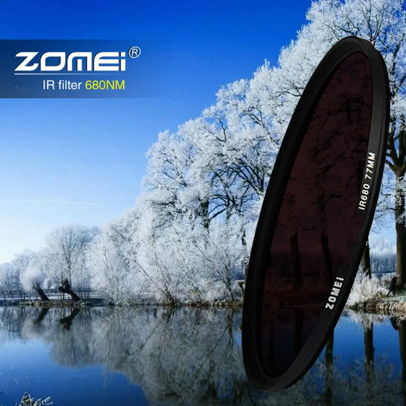 FOTGA 82mm Infrared Infra-red IR Pass X-Ray 680nm Lens Filter for Sony Nikon Canon Pentax Olympus Leica Samsung Fujifilm DSLR Camera