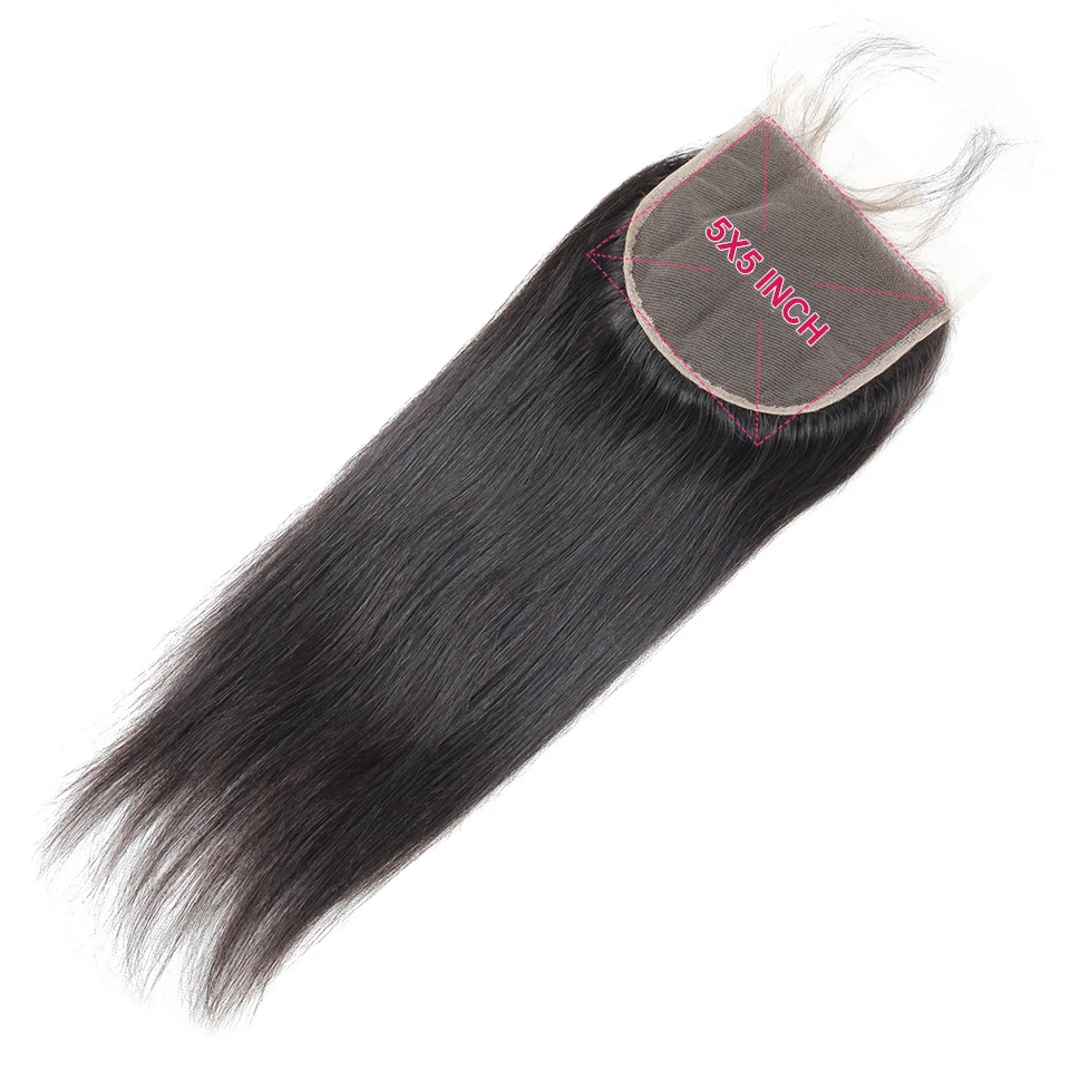 5X8-20 5 Fechamento Do Laço Com Cabelo