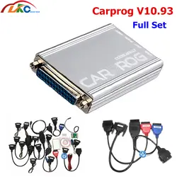 Carprog V10.93 полный набор адаптеров ECU чип тюнинг ECU Программатор полный инструмент для установки подушки безопасности автомобиля Prog 10.0.5