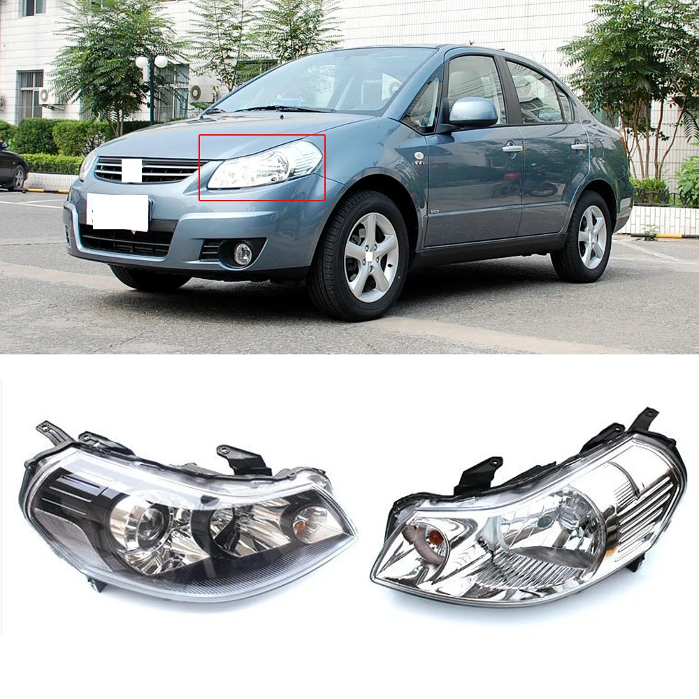 Capqx для Suzuki SX4 2007 2008 2009 2010 2011 2012 переднего бампера фары фара головного света Противотуманные лампы в сборе