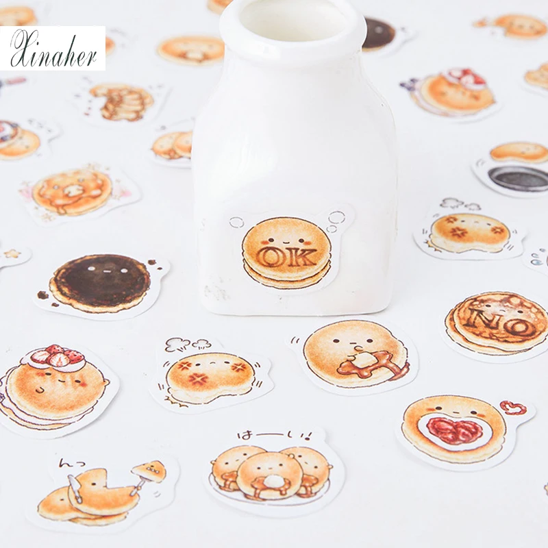 XINAHER-45-pcs-lot-cute-bread-expression-paper-sticker-package-DIY-diary-decoration-sticker-album-scrapbooking (1)