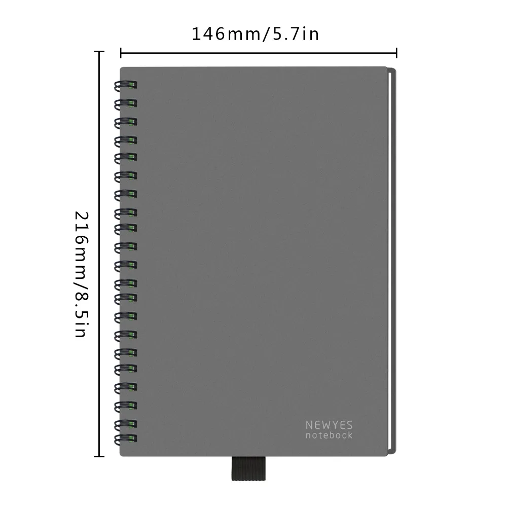 NEWYES A5 умный многоразовый блокнот стираемый блокнот с проволочным переплетом Облачное хранилище приложение безбумажный водонепроницаемый дневник в твердом переплете книга подарки