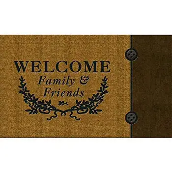 

Welcome Crest Door Mat, 18-Inch by 30-Inch
