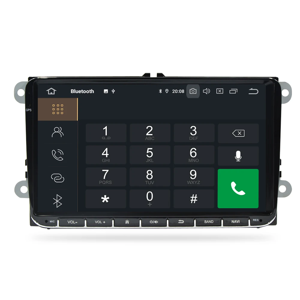 Perfect IPS Screen 1Din For Volkswagen Polo Golf Passat Eos Rabbit Scirocco Tiguan Jetta Altea Leon Toledo Fabia Yeti 3