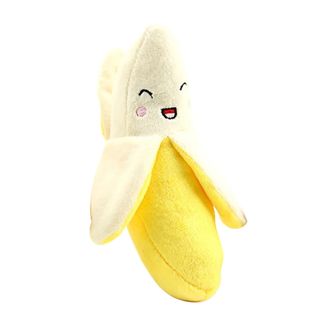 Buy Wholesale 50pcs Cute Banana Squeaky Soft Plush Pet