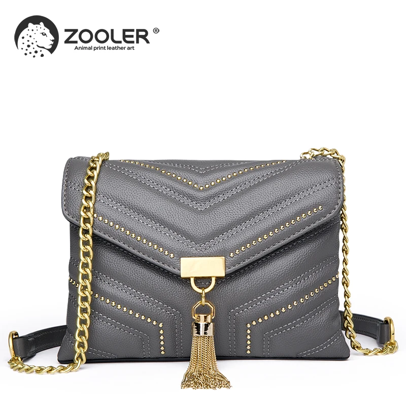 

ZOOLER genuine leather woman bags women shoulder bag 2019 fashion leather bag cross body purse luxury bolsa feminina #ZF206