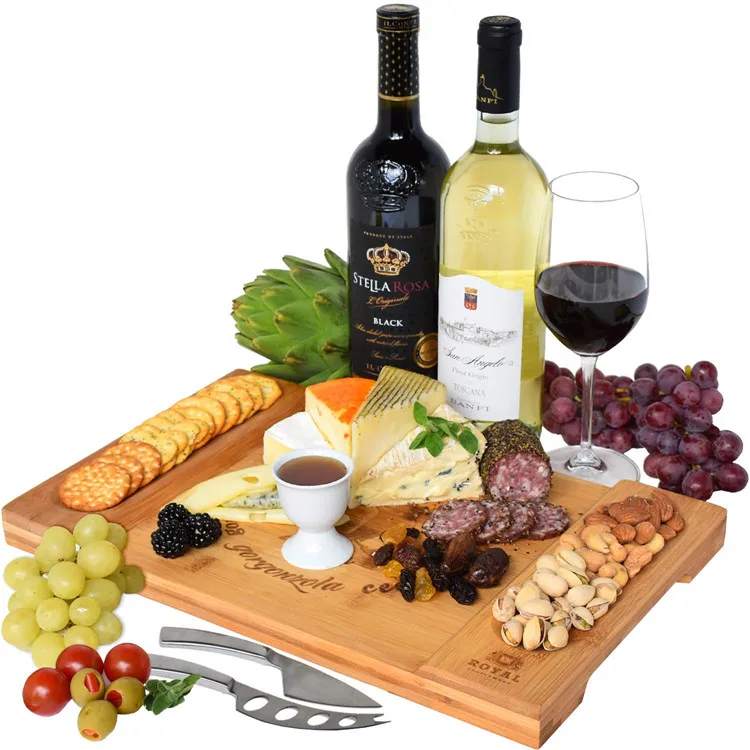 

biodegradable bamboo cutting board end grain with groove for commercial