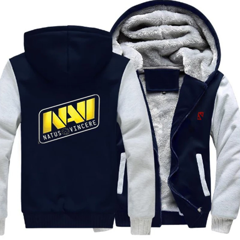 Winterjacke Navi Dendi мужские толстовки на молнии с большим капюшоном больших размеров