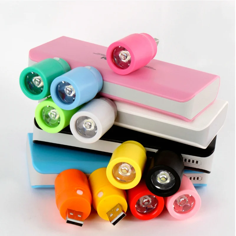 

1Pcs Mini Waterproof LED Flashlight Outdoor Portable Spotlight Torch Lanterna Lighting Power by USB powerbank For Camping hiking