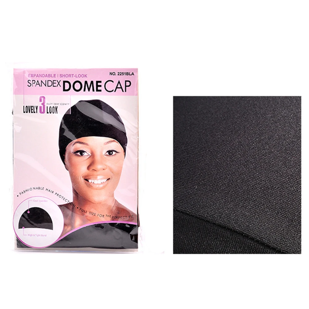 Wholesale Black Wig Cap Spandex Net Dome Cap for Women Wig & Hair