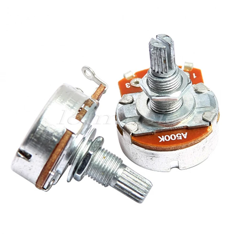 

2Pcs 500K-ohm Volume Potentiometerfor for Guitar Parts