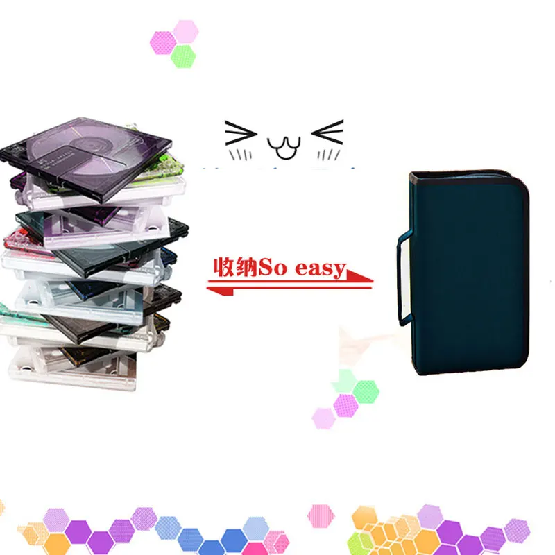 ymjywl CD Case High Quality Waterproof and Dustproof 128 Disc Capacity CD Package