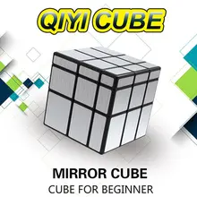 Qiyi 3x3 зеркальный кубик рубика 3x3x3 волшебный куб зеркало для начинающих 3 слоя скоростной куб профессиональные головоломки игрушки для детей Детские Подарочные игрушки