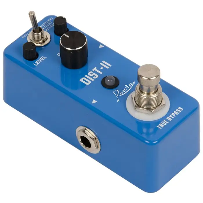 Rowin LEF-301B, педаль для гитары с искажением, педали с эффектом Solo Dist, для гитариста, с высоким коэффициентом усиления, педали с искажениями, натуральные, плотные, классические