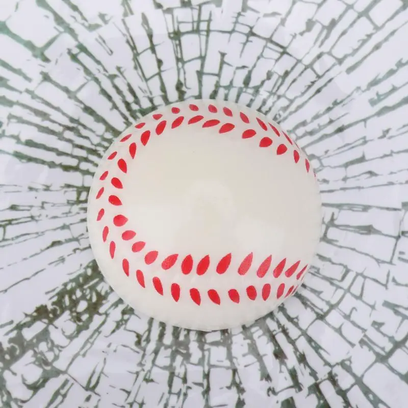 3D Simulated Sticker on Cars Auto Body Window Glass Tennis Ball/Basketball/Baseball Decal Trinket Automotive Decor Accessories
