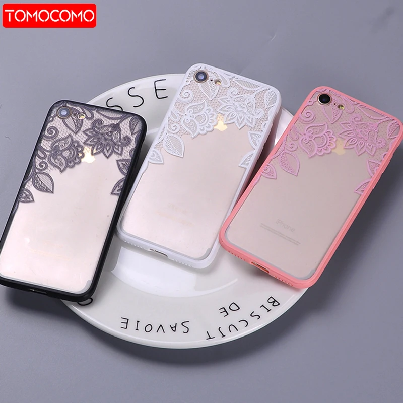 

Sexy Fashion Lace Border Vintage Floral White Wedding Dress Phone Case Fundas For iPhone 7 7Plus 6 6Plus 5 5S 8 8Plus X XS Max