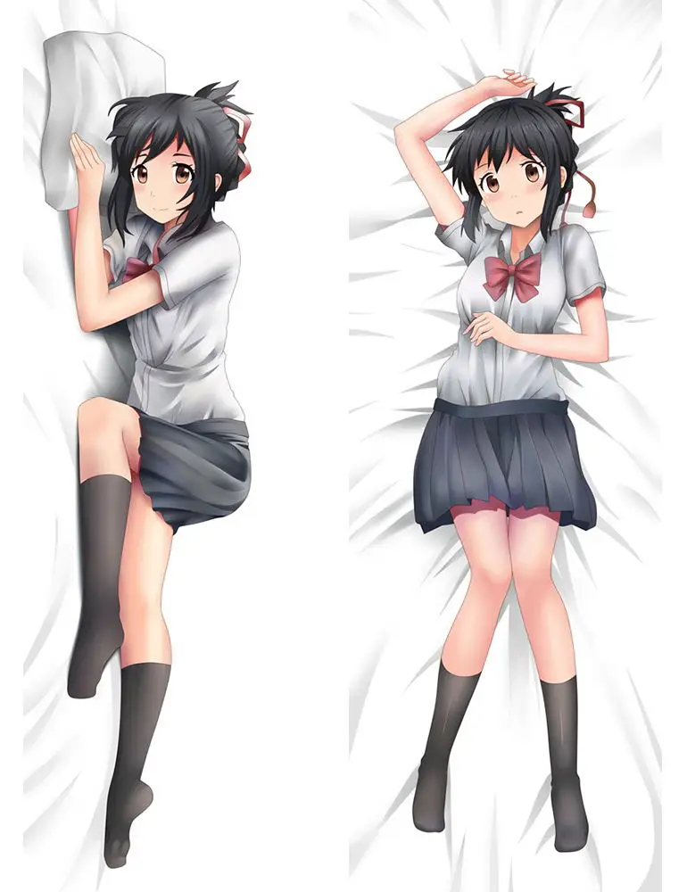 

Free Shipping New Japanese Anime hugging pillow case your name.611053
