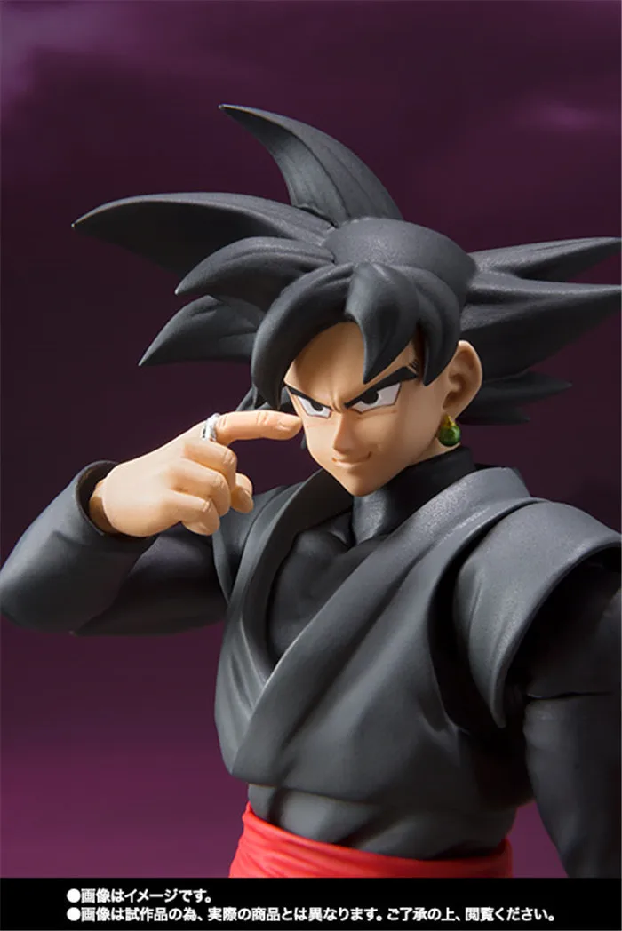 HKXZM аниме 16 см SHF Dragon Ball Супер Саян Роза Гоку черный Zamasu ПВХ фигурка Коллекционная модель игрушки