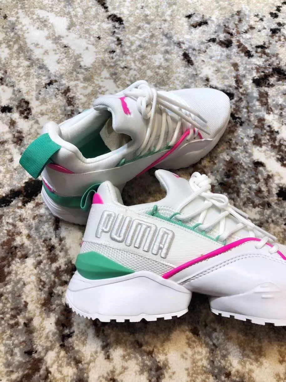 HOT 2018 PUMA Women's Muse Echo Satin EP Sneakers Badminton shoes Size 36-40 HOT 2018 PUMA Women's Muse Echo Satin EP Sneakers Badminton shoes Size 36-40