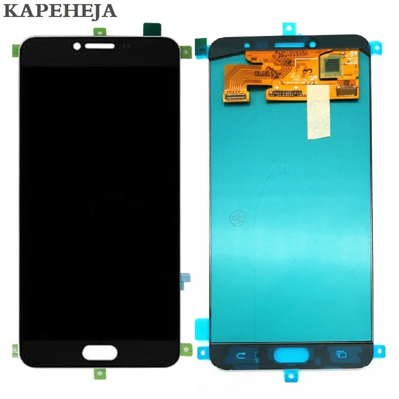 Супер AMOLED ЖК-для Samsung Galaxy C7 C7000 ЖК-дисплей с сенсорным экраном дигитайзер в сборе