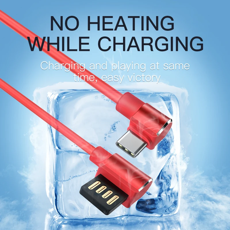 HOCO الهاتف المحمول كابلات 90 درجة USB نوع C كابل 2A USB-C كابل سريع شحن كابل بيانات لسامسونج S9 Xiaomi 6X هواوي P10 HOCO الهاتف المحمول كابلات 90 درجة USB نوع C كابل 2A USB-C كابل سريع شحن كابل بيانات لسامسونج S9 Xiaomi 6X هواوي P10