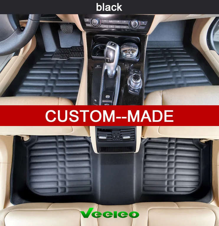 Veeleo 3 Colors EVA Car Floor Mats for BMW 7 Series E66 740Li/750Li ...