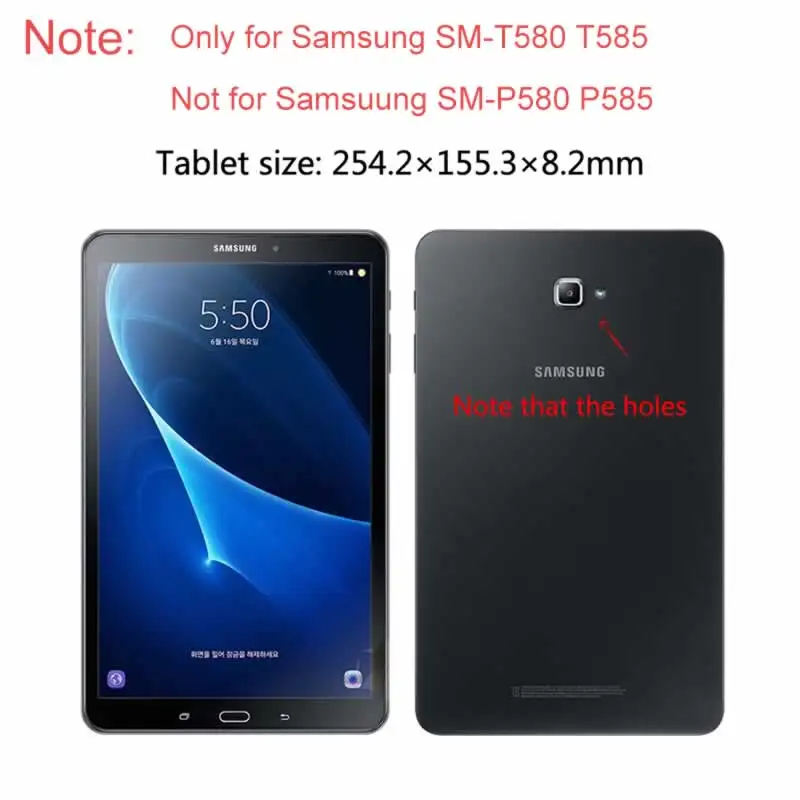 Для samsung Galaxy Tab A A6 10,1 SM-T580 T580N T585 T585C чехол для планшета вращающийся на 360 Градусов Кожаный защитный чехол с подставкой