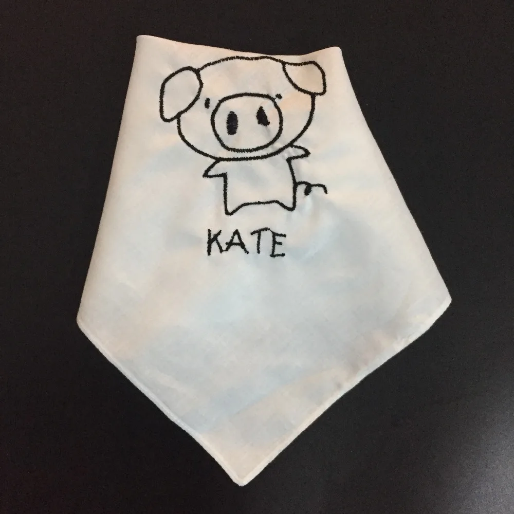 

Customized Kids Handkerchief Embroidered Pocket Handkerchief Customized Name Gift Birthday Gift