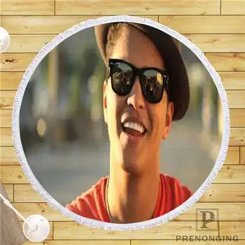 

Custom DIY Customized Microfiber Fabric bruno-mars (1)@ Round Beach Blanket Towel Printed on Demand 150cm #19-01-28-3-11