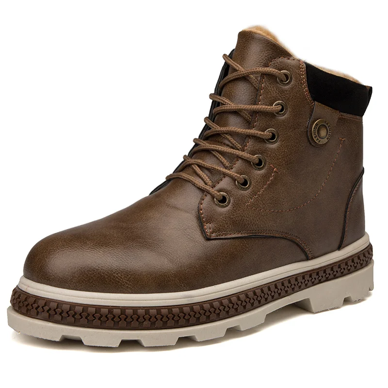 

Winter Shoes Men 2018 New Comfortable High Quality Mens Boots Fashion Super Warm Boots Winter Men's Boots