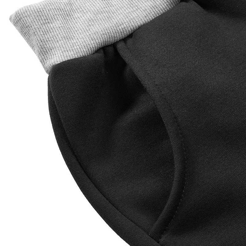 Мужской комплект, модный брендовый флисовый плотный спортивный костюм+ штаны, 2 предмета, размер США, весенний теплый спортивный костюм с капюшоном, мужские спортивные комплекты