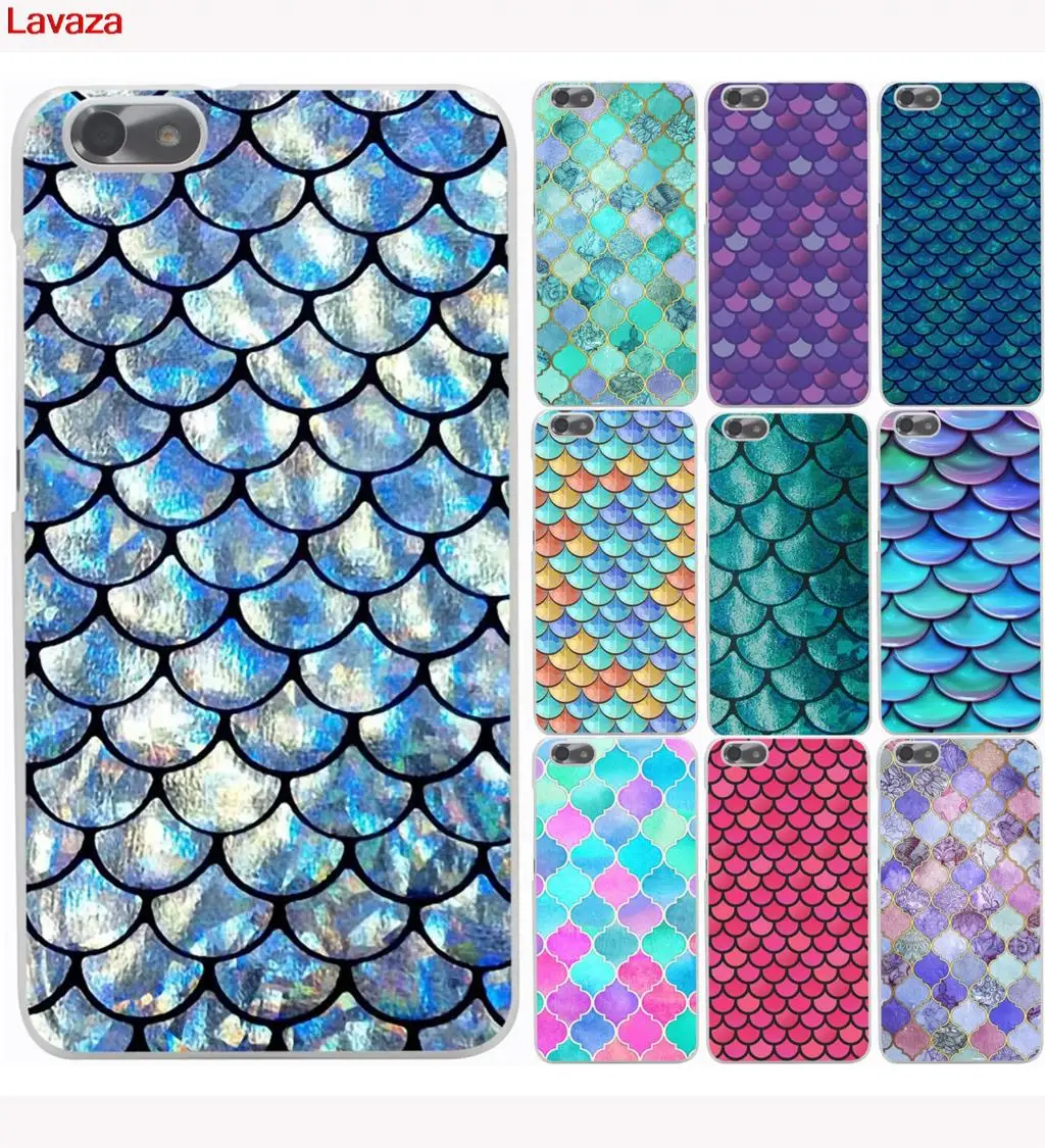 

Lavaza Beautiful Mandalas Mermaid Scales Hard Case for Huawei P20 P10 P8 P9 Lite Plus 2016 2017 P20 Pro P smart 2019 Cover
