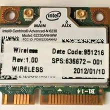 Мини-карта pci-e для 300 Мбит/с Intel 6230 62230 ANHMW двухдиапазонный WiFi, Bluetooth, беспроводной карты hp 636672