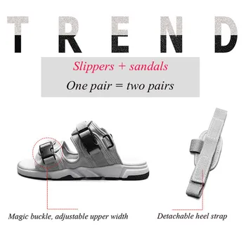 

Summer new men's flat sandals Gladiator Male slippers large size soft breathable fashion sandals outdoor casual shoes sneakers