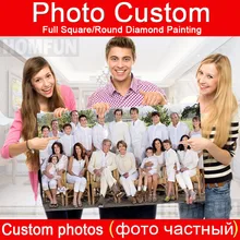 HOMFUN 5D DIY алмазная живопись! Индивидуальные фото на заказ сделать свой собственный алмаз вышивка полный квадрат/круглые стразы bk