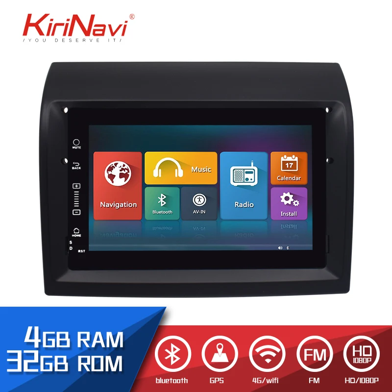 

KiriNavi Auto Radio For FIAT Ducato 7.0" HD Touch Display MP5 Android 6.0 Car Audio GPS Bluetooth Navigation Multimedia Players
