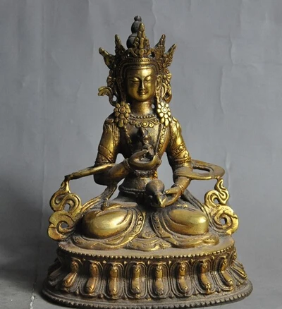 

xd 002982 tibet buddhism fane bronze gilt Vajrasattva Bodhisattva Phurpa buddha statue