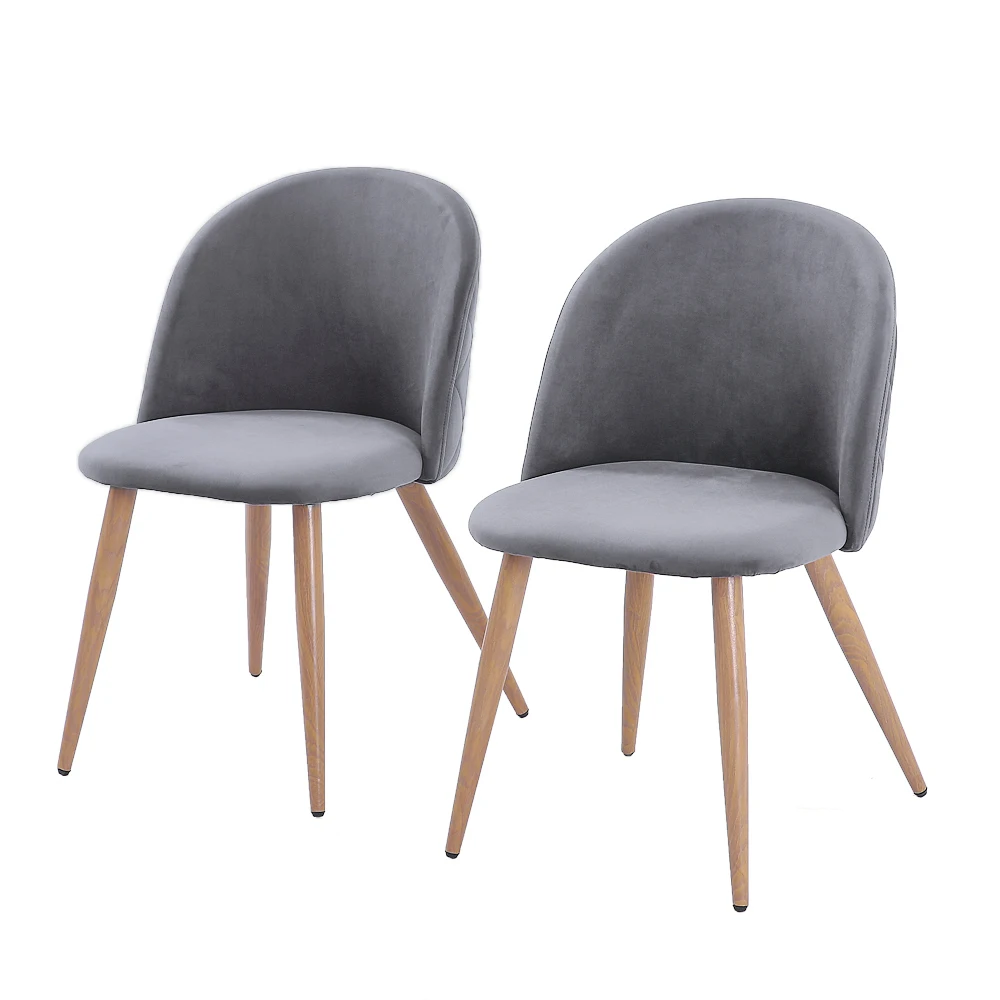 

2pcs Nordic Modern Soft-clad Dining Chair Bread Chair Coffee Tea Chair Bedroom Minimalist Makeup Chair Discuss Home