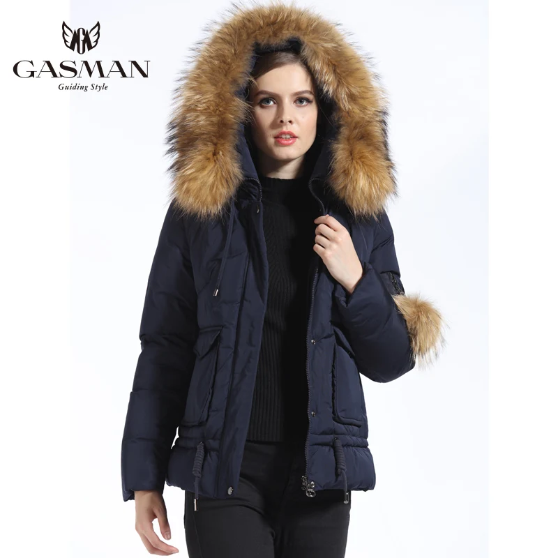 GASMAN 2018 Down Jacket Short Women Winter Warm Female Thick Down Parka Overcoat Women's Windproof Coat Winter Plus Size 3XL