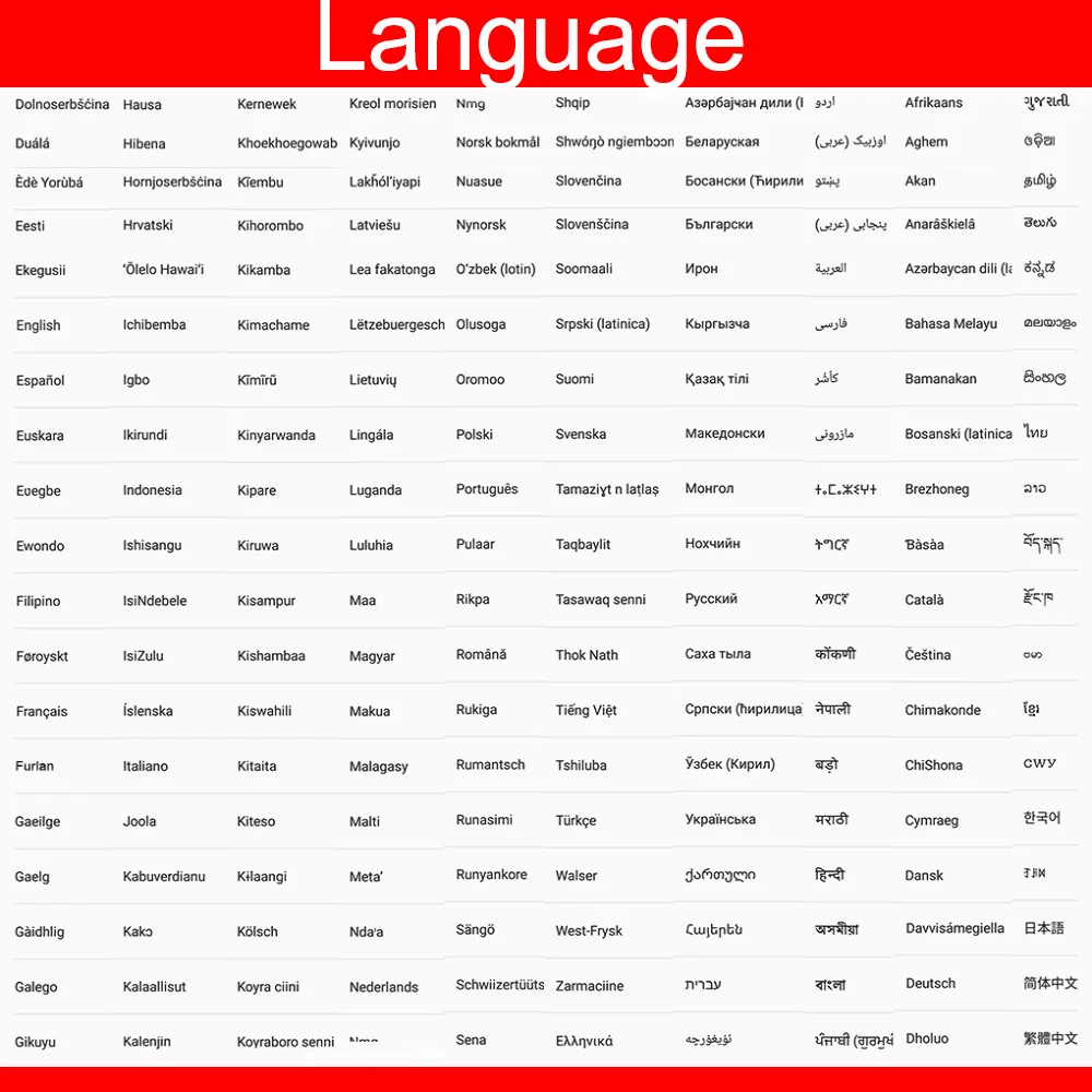 language