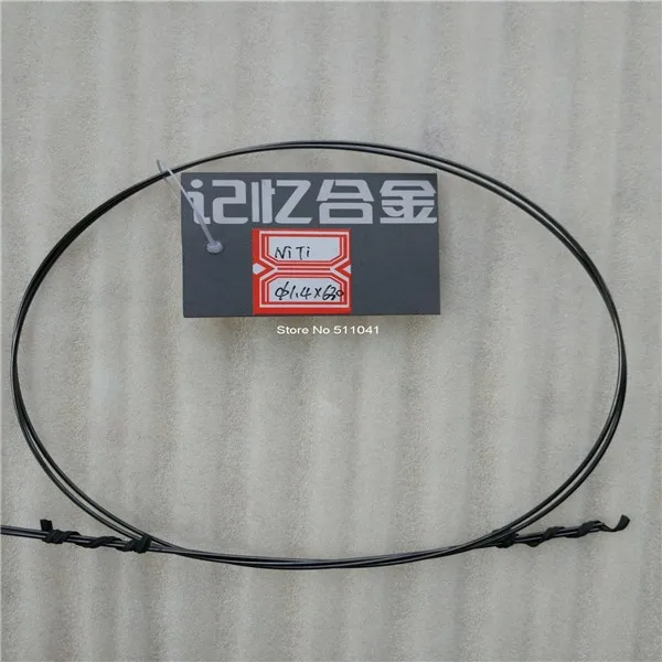 Эластичный проволоке, провод Нитинол, диаметр 1.4 мм, 5 м оптовая продажа, Бесплатная доставка