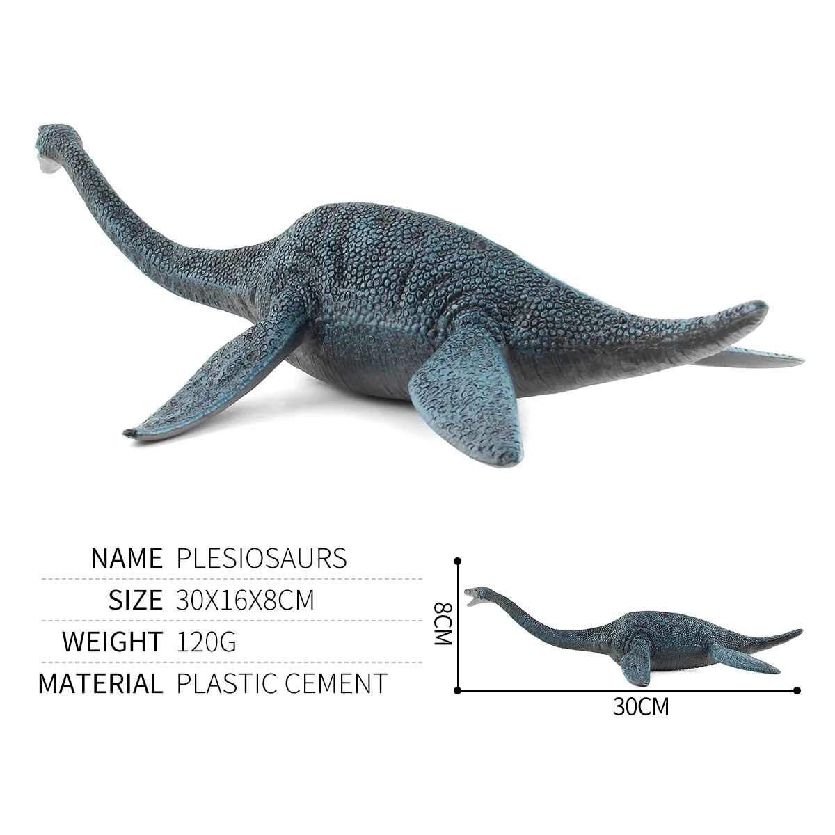 Модель Wenhsin Plesiosaur пластиковая кукла Имитация Динозавра ручная модель