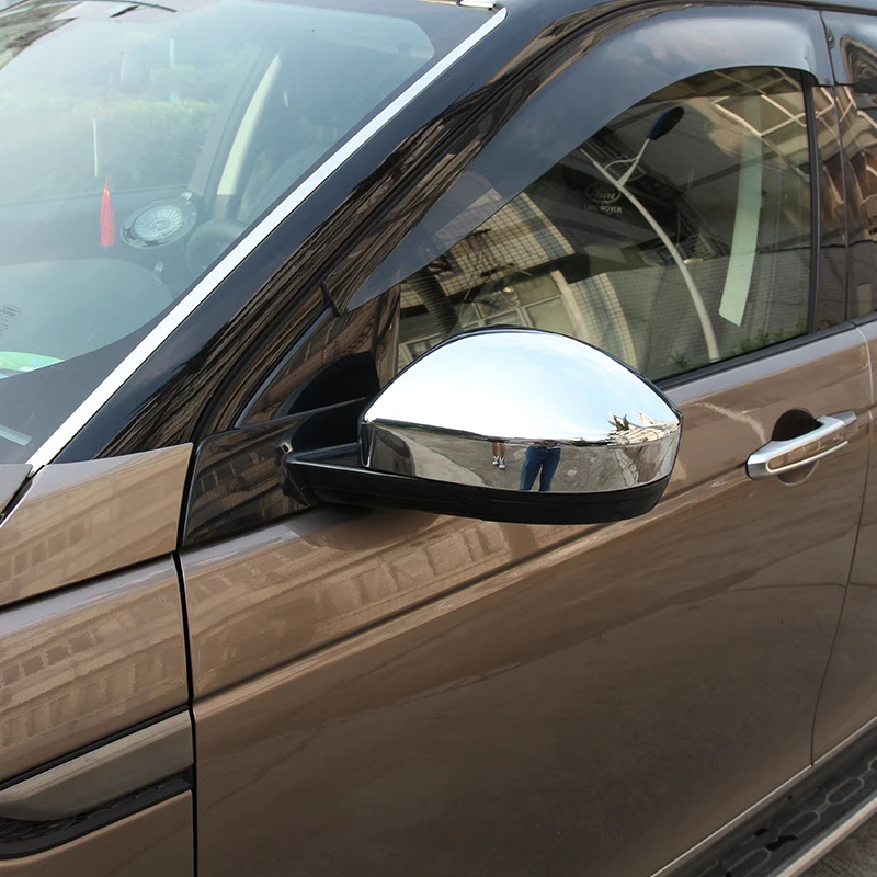 

Chrome Side Door Mirror Frame Rearview Mirror Decoration Trim For Land Rover Discovery Sport 2015 2016 Accessory